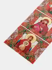Алый пасхальные наклейки