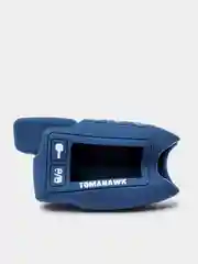 Синий чехол для брелка сигнализации Tomahawk 7.1,9.3,9.5 силиконовый