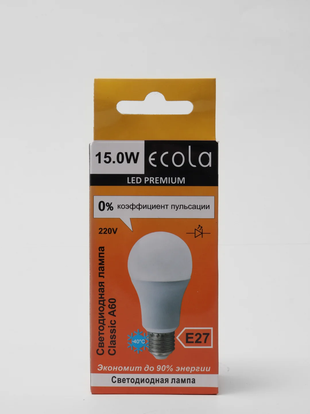 Лампа светодиодная мощная Ecola LED Premium 15,0W E27 4000K
