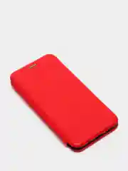 Чехол-книжка для Nokia 4.2 (2020) с закругленными краями, красный