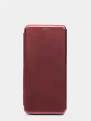 Чехол-книжка для Xiaomi Redmi K30S с закругленными краями, бордовый