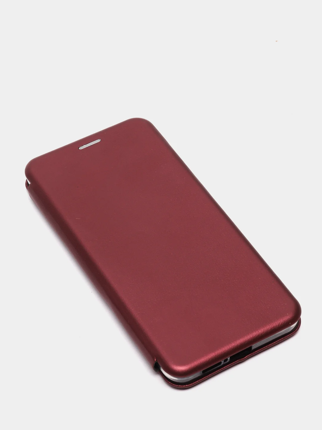 Чехол-книжка для Xiaomi Redmi K30S с закругленными краями, бордовый