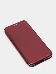 Чехол-книжка для Xiaomi Redmi K30S с закругленными краями, бордовый