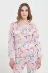 Розовый пижама женская "Единорог"