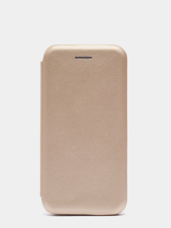 Чехол-книжка для iPhone 12 mini (5,4) с закругленными краями, золото
