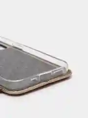 Чехол-книжка для iPhone 12 mini (5,4) с закругленными краями, золото