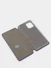 Чехол-книжка для iPhone 12 Pro Max (6,7) с закругленными краями, ярко-синий