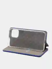 Чехол-книжка для iPhone 12 Pro Max (6,7) с закругленными краями, ярко-синий
