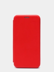 Чехол-книжка для Nokia 2.3 (2020) с закругленными краями, красный