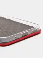 Чехол-книжка для Nokia 2.3 (2020) с закругленными краями, красный