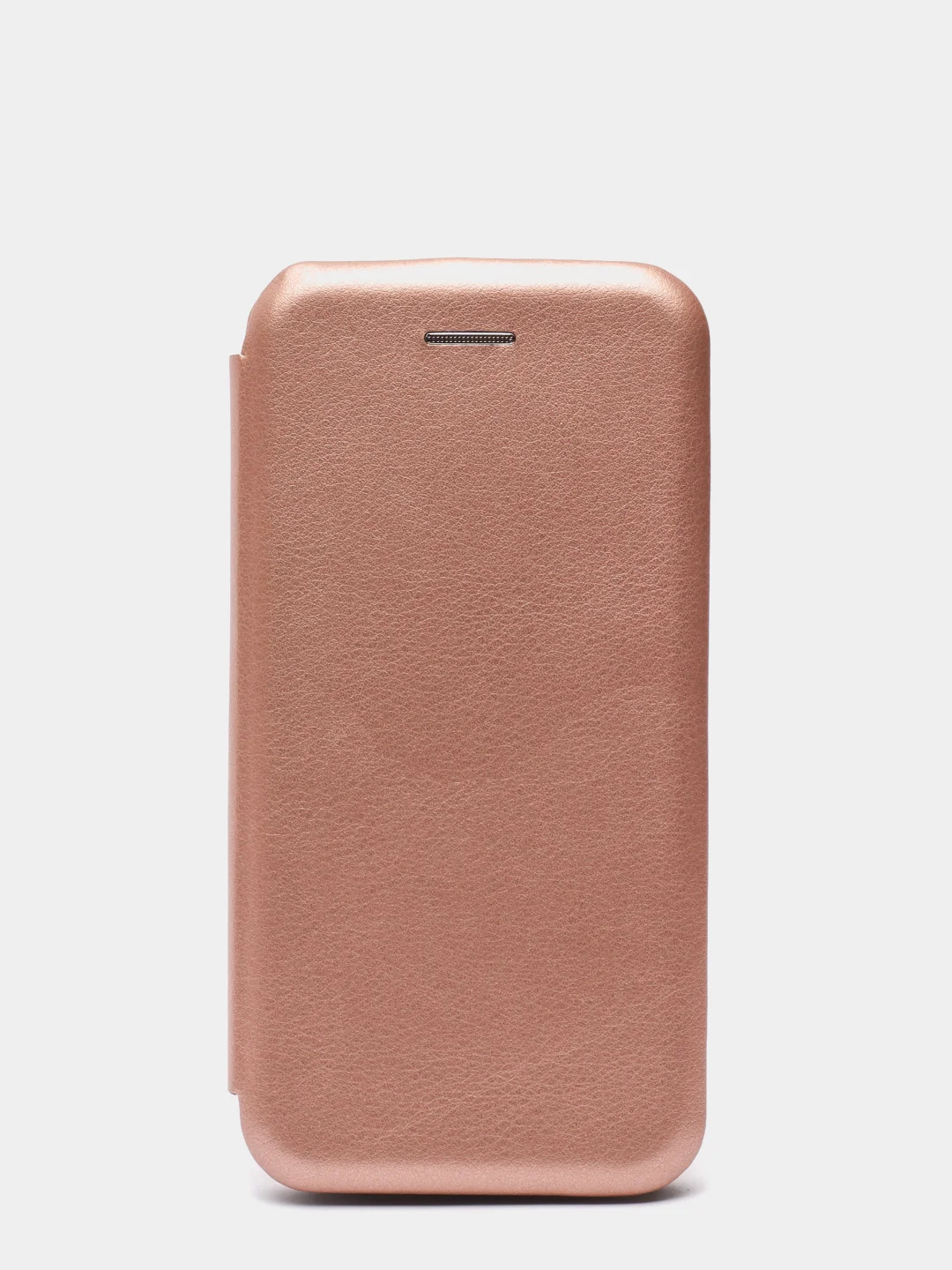 Чехол-книжка для iPhone 12 mini (5,4) с закругленными краями, розовое золото
