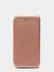 Чехол-книжка для iPhone 12 mini (5,4) с закругленными краями, розовое золото