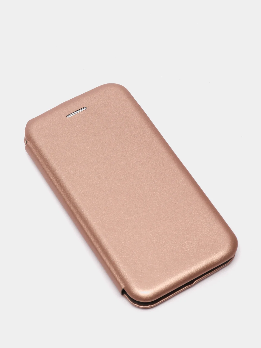 Чехол-книжка для iPhone 12 mini (5,4) с закругленными краями, розовое золото