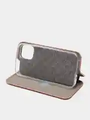 Чехол-книжка для iPhone 12 mini (5,4) с закругленными краями, розовое золото