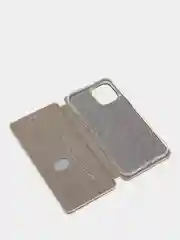 Чехол-книжка для iPhone 12 Pro Max (6,7) с закругленными краями, золото
