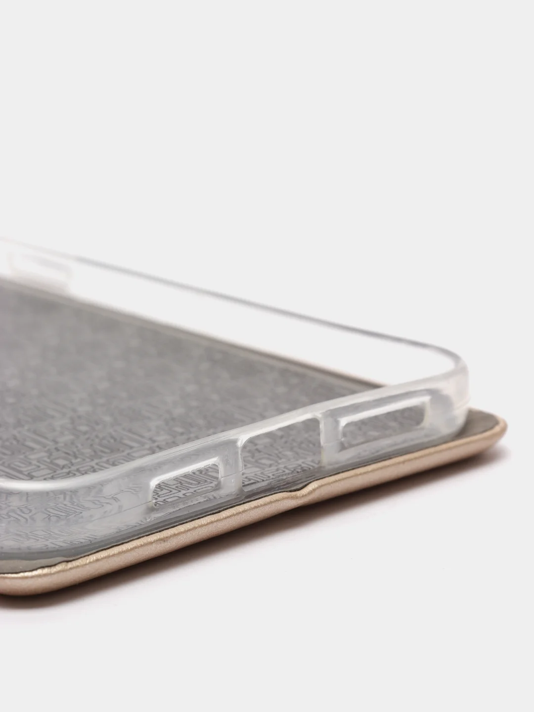 Чехол-книжка для iPhone 12 Pro Max (6,7) с закругленными краями, золото