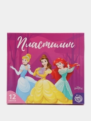 Пластилин "Принцессы Дисней", 12 цветов, 180 г