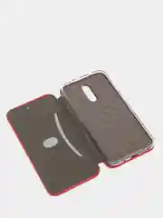 Чехол-книжка для Nokia 3.2 (2020) с закругленными краями, красный
