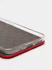 Чехол-книжка для Nokia 3.2 (2020) с закругленными краями, красный