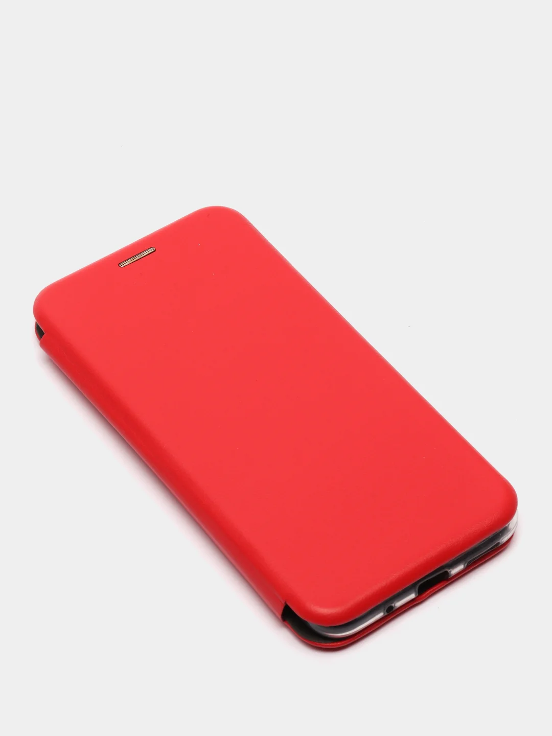 Чехол-книжка для Nokia 3.2 (2020) с закругленными краями, красный