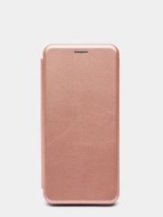 Чехол-книжка для Xiaomi Redmi K30S с закругленными краями, розовое золото