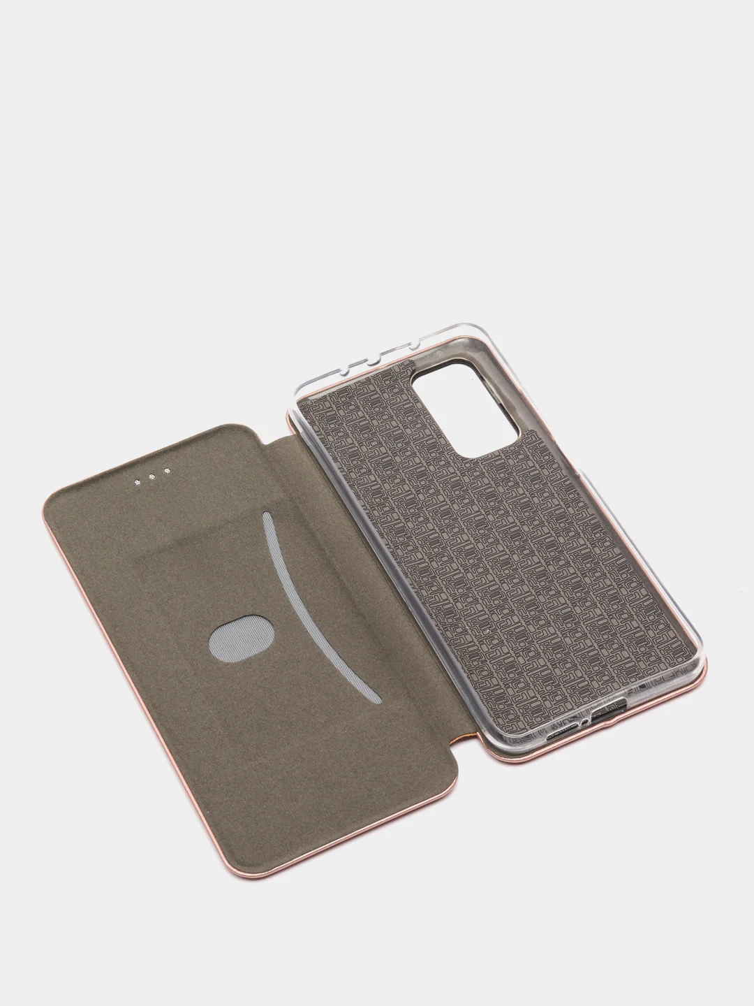 Чехол-книжка для Xiaomi Redmi K30S с закругленными краями, розовое золото