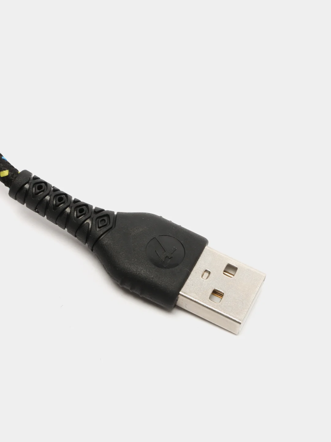 Черный usb кабель Olaf для быстрого заряда 2.4 А и передачи данных