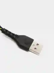 Черный usb кабель Olaf для быстрого заряда 2.4 А и передачи данных