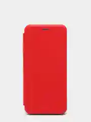 Чехол-книжка для Honor 10X Lite с закругленными краями, красный