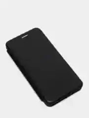 Чехол-книжка для Samsung A41 с закругленными краями, черный
