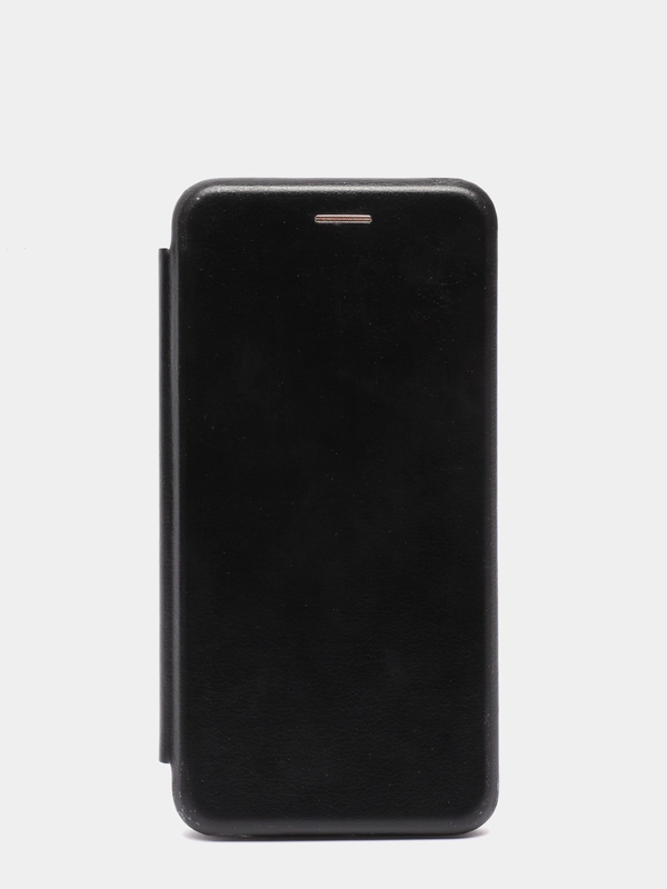 Чехол-книжка для Samsung A41 с закругленными краями, черный