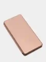 Чехол-книжка для iPhone 12 Pro Max (6,7) с закругленными краями, розовое золото