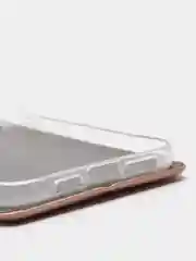 Чехол-книжка для iPhone 12 Pro Max (6,7) с закругленными краями, розовое золото