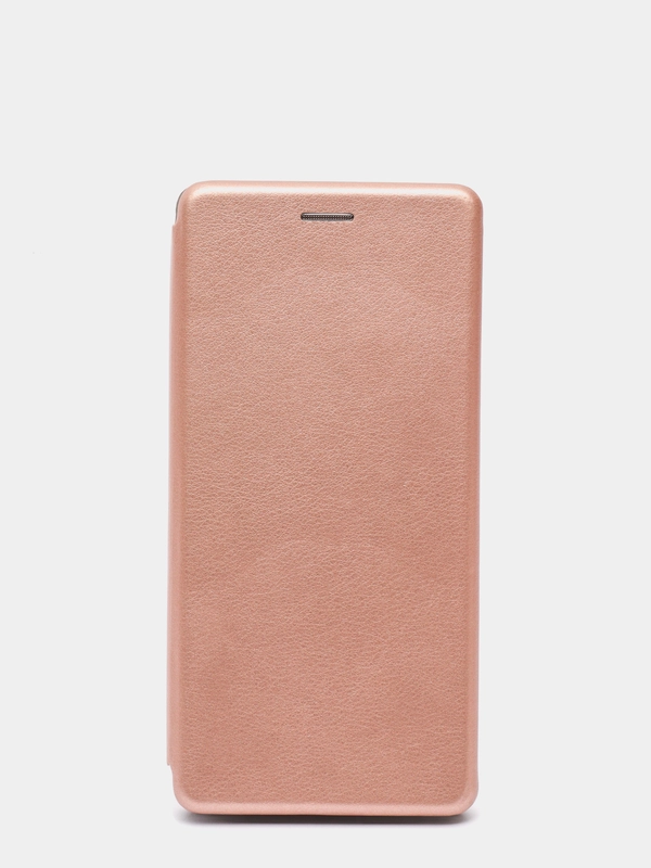 Чехол-книжка для iPhone 12 Pro Max (6,7) с закругленными краями, розовое золото