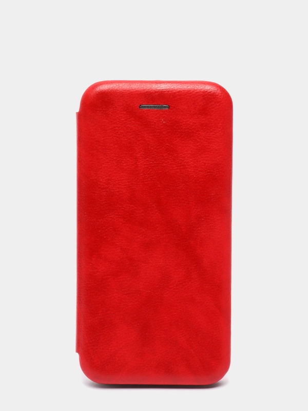 Чехол-книжка для iPhone 12 mini (5,4) с закругленными краями, красный