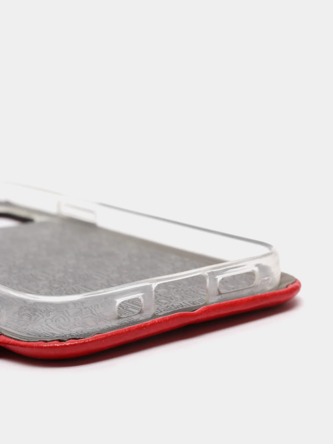 Чехол-книжка для iPhone 12 mini (5,4) с закругленными краями, красный