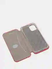 Чехол-книжка для iPhone 12 mini (5,4) с закругленными краями, красный