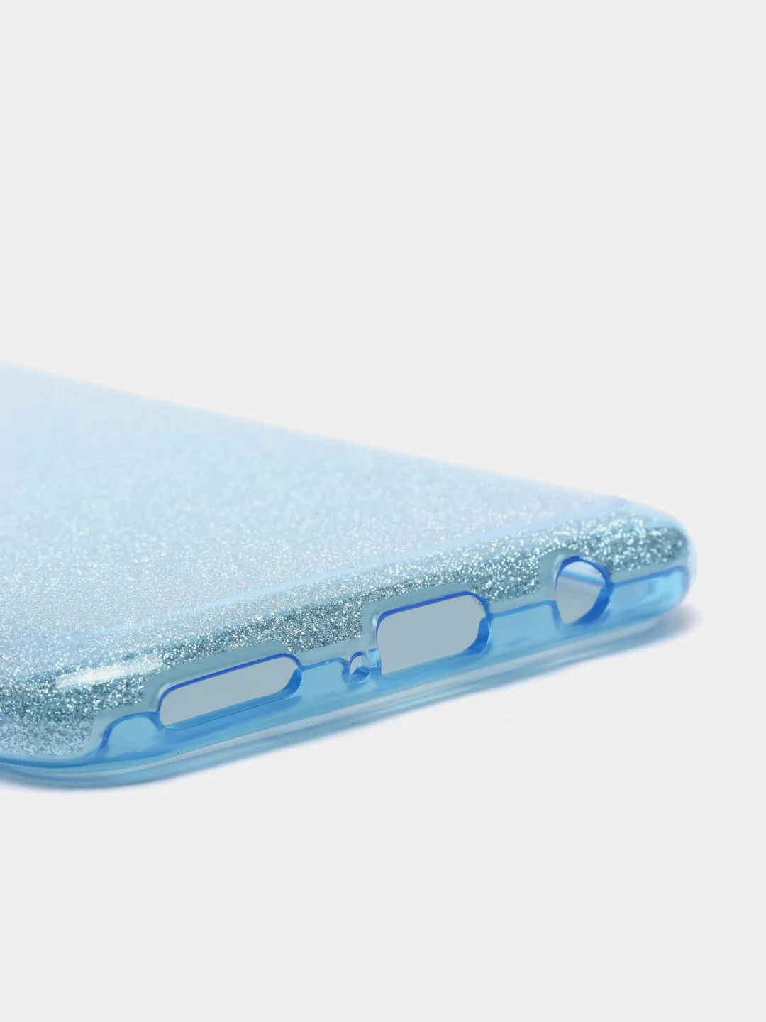 Накладка для Huawei P40 Lite силиконовая трехслойная, голубой