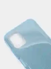 Накладка для Huawei P40 Lite силиконовая трехслойная, голубой
