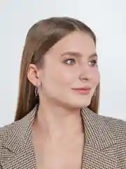 Серьги бижутерия кольца "конго" женские