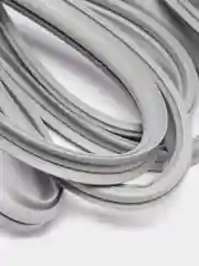Серый уплотнитель для пластиковых окон и дверей универсальный