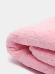 Розовый полотенце банное детское с капюшоном для мальчиков и девочек. Микрофибра 80*80 см