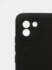 Черный чехол Samsung A03 с защитой камеры