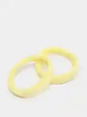 Желтый резинки бесшовные 4 см, 2 шт