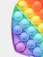 Подставка под горячее + сенсорная игрушка антистресс "Pop it - Вечная пупырка" поп ит