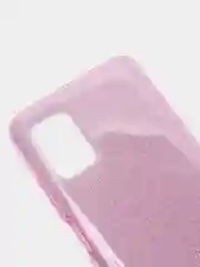 Сиреневый чехол блестящий Samsung A03s