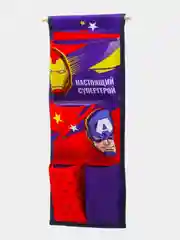 Органайзер подвесной вертикальный детский. Кармашки настенные. Полка подвесная