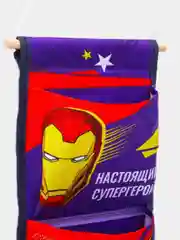 Органайзер подвесной вертикальный детский. Кармашки настенные. Полка подвесная