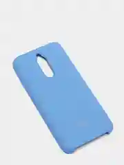 Голубой чехол с бархатом внутри для Xiaomi Redmi 8