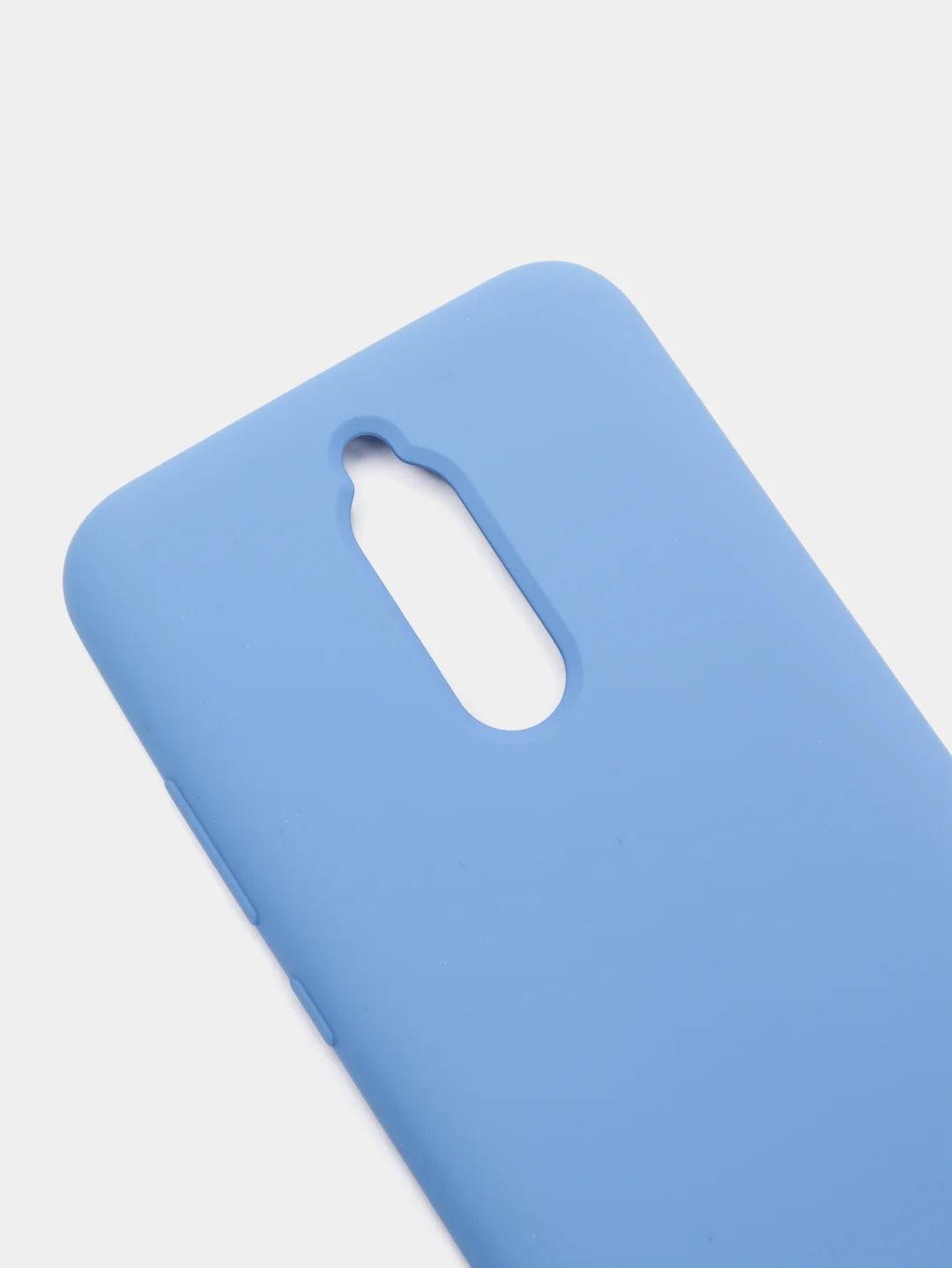 Голубой чехол с бархатом внутри для Xiaomi Redmi 8